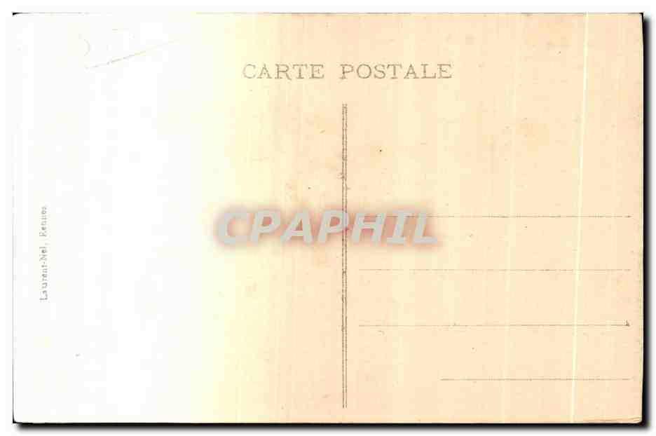 CPA Cote D Emeraude St Malo La Plage Le Casino — Verso
