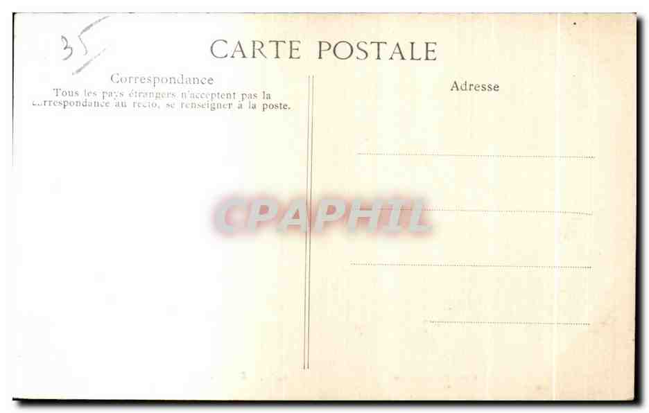 CPA Cote d Emeraude Saint Malo  — Verso