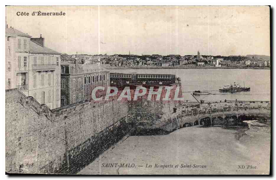 Saint-Malo — Les Reînparts et Saint-Servan — ND Phot.