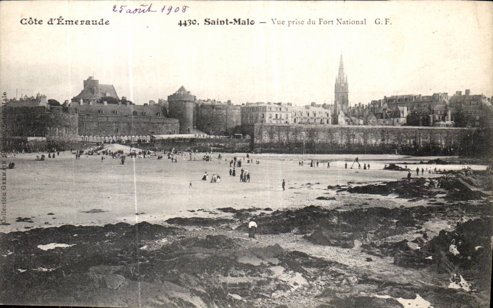 Saint-Malo — Vue prise du Fort National — G.F. 4430