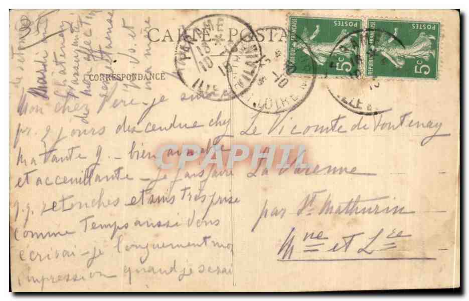 Saint-Malo - Côte d'Émeraude - La Tour Bidouane - G.F. - n°3823 — Verso