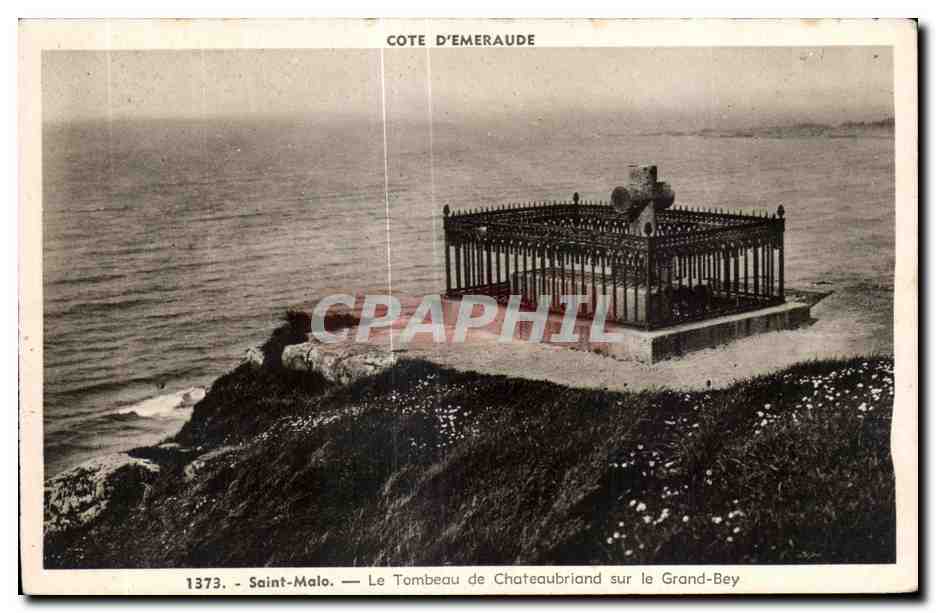 Saint-Malo — La Tomba di Chateaubriand sul Grand-Bey — Côte d'Émeraude