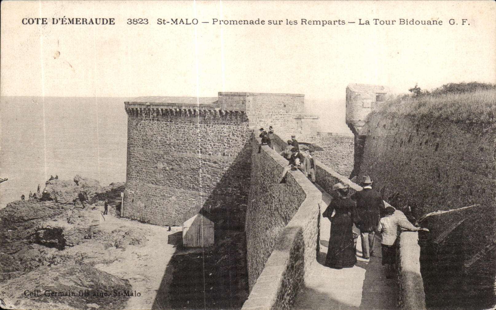 St-Malo — Paseo por los Muros de la Ciudad — Torre Bidouane — Cote d'Émeraude 3823