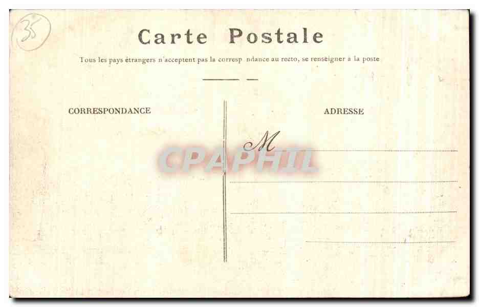 St-Malo — Paseo por los Muros de la Ciudad — Torre Bidouane — Cote d'Émeraude 3823 — Reverso