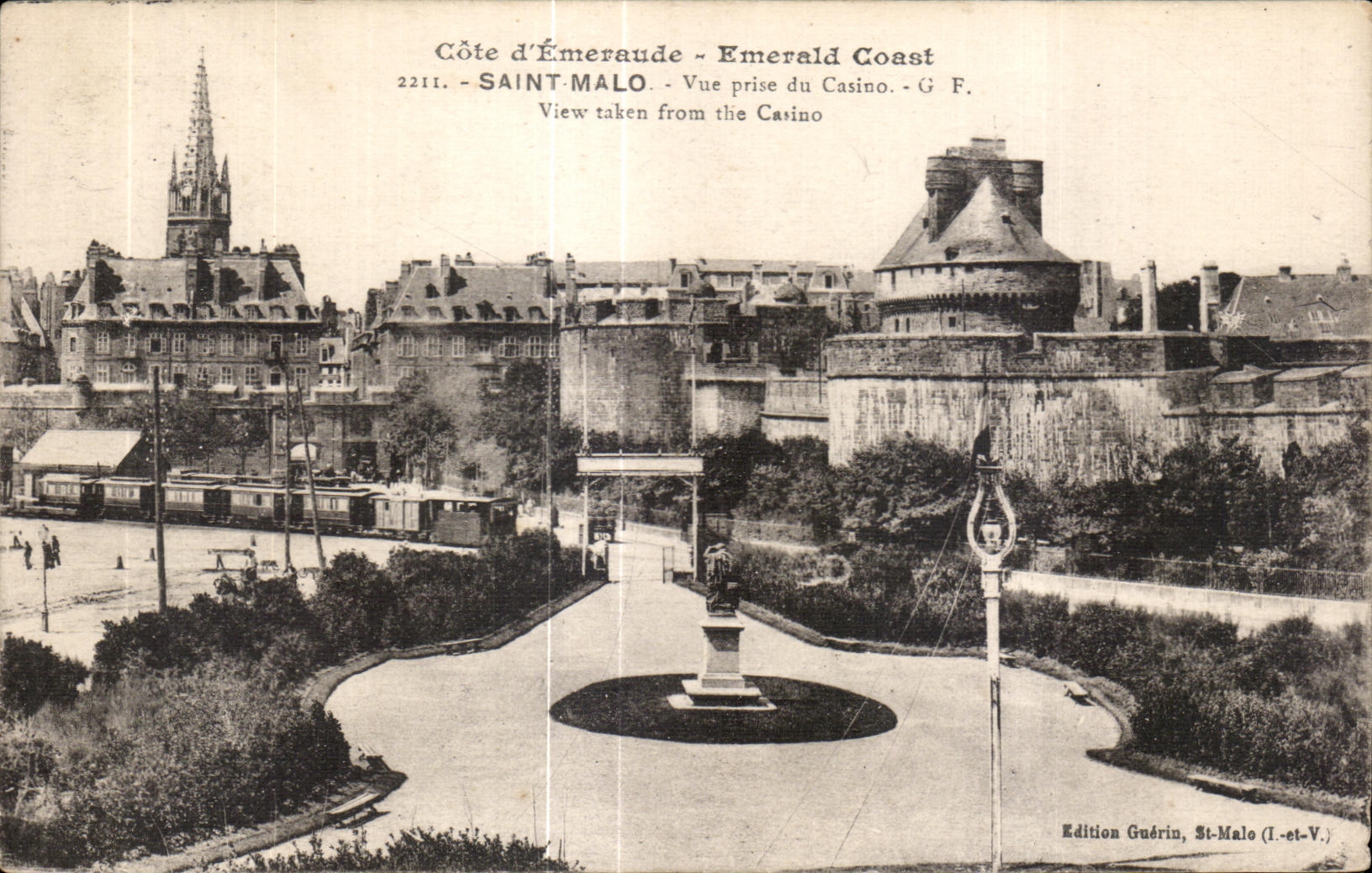 Côte d'Émeraude - Saint-Malo - Vue prise du Casino - Édition Guérin