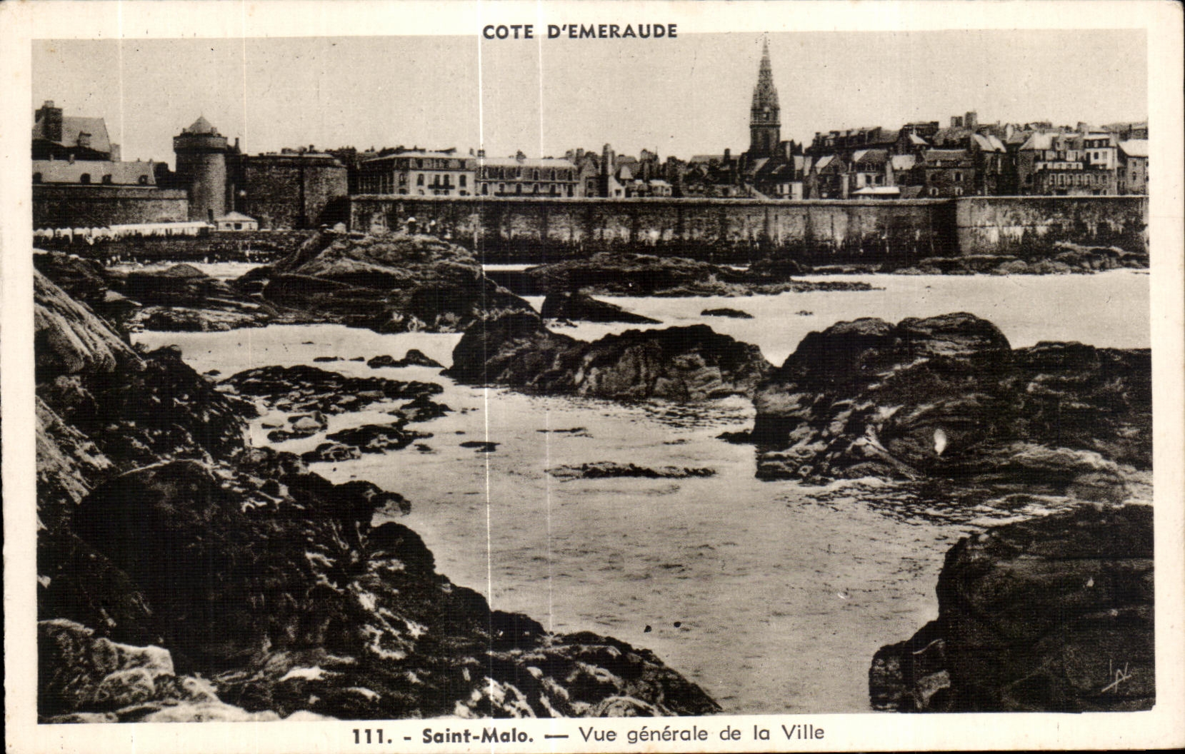 Saint-Malo — Vista general de la Ciudad — Cote d’Émeraude, n°111