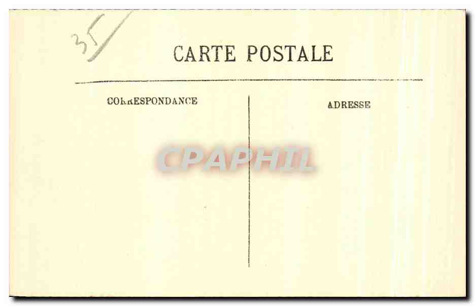 Saint-Malo — Le Sillon un Jour de Tempête — LL. n°135 — Reverso