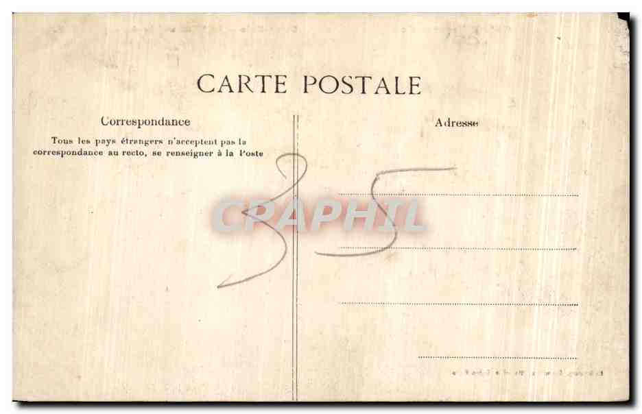 Saint-Malo — Le Sillon un jour de tempête — G.F. — Cote d’Emeraude 2879 — Reverso