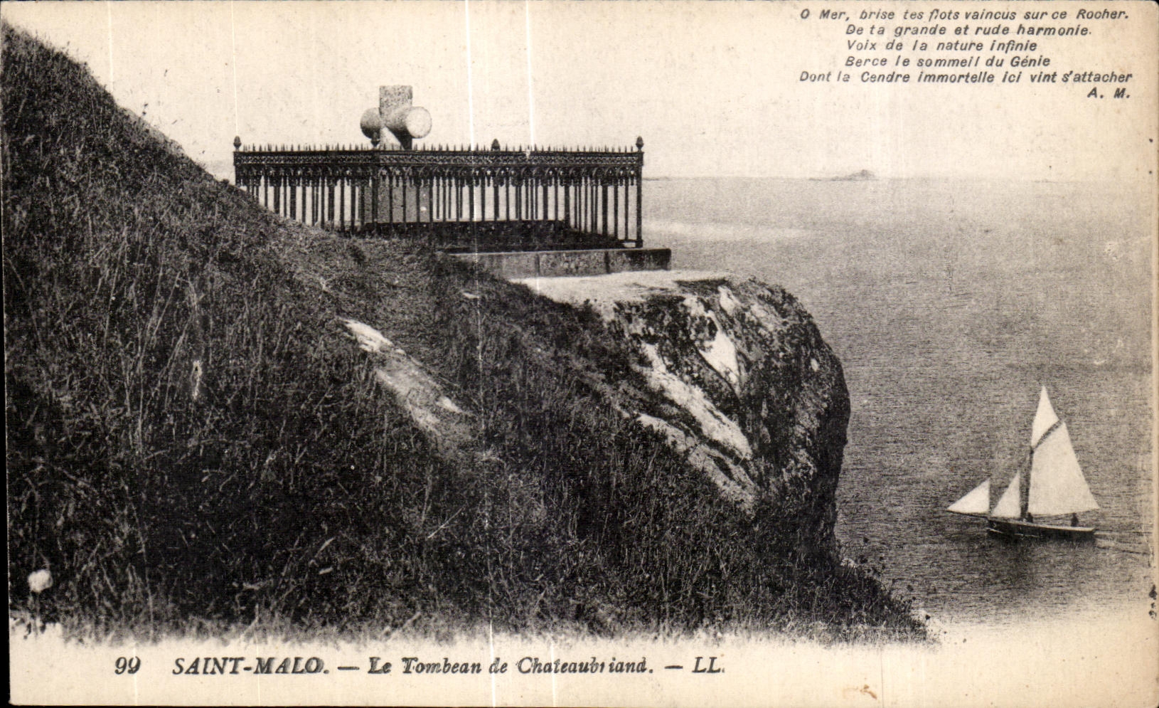 Saint-Malo — Le Tombeau de Chateaubriand — LL