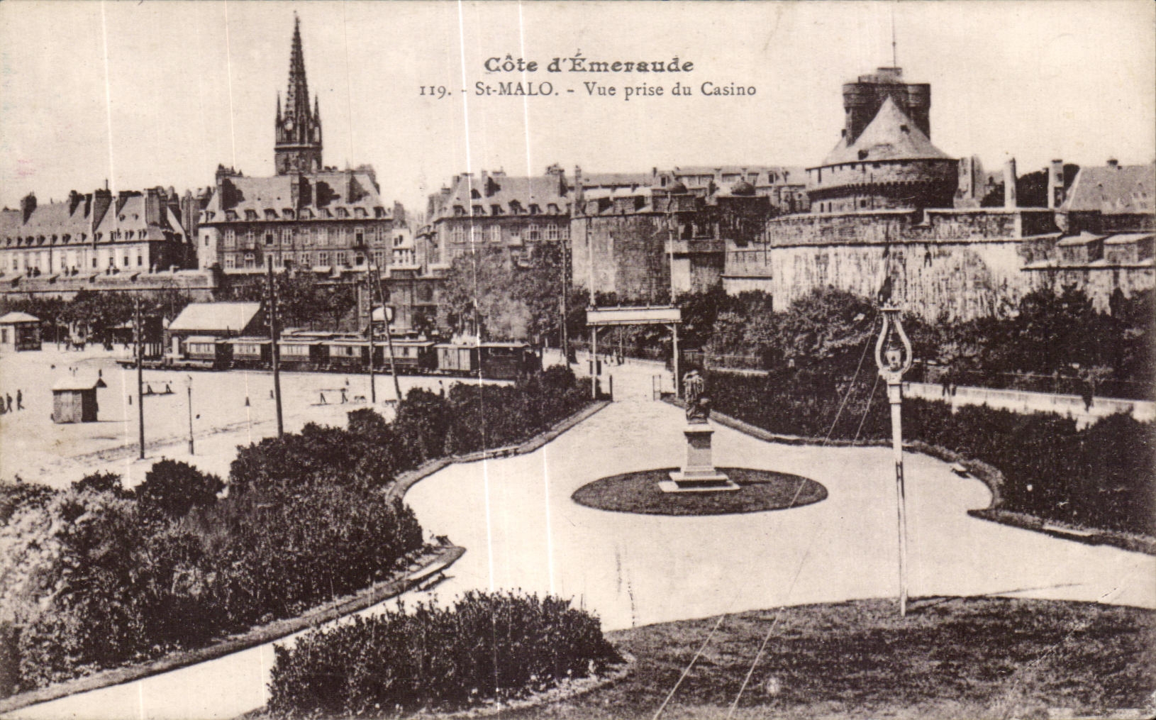 Côte d'Émeraude — View taken from the Casino — St-Malo, No. 119