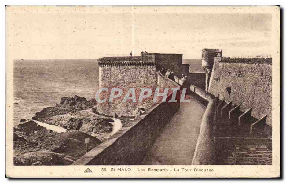 St-Malo - Les Remparts - La Tour Bidouane