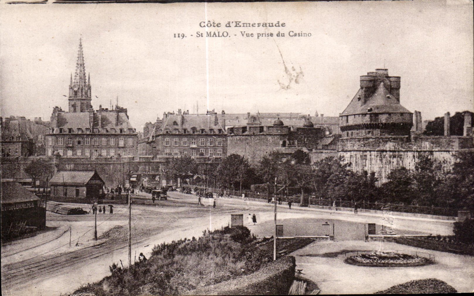 Côte d'Émeraude — Vue prise du Casino — St MALO — n°119