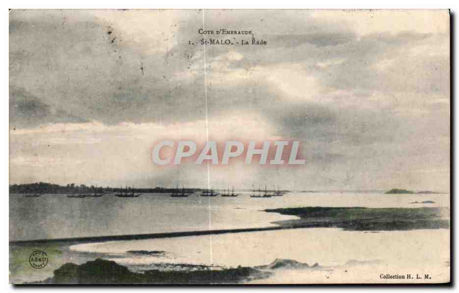 St-Malo - La Rade — Côte d'Émeraude, Collection H. L. M. - Anverso