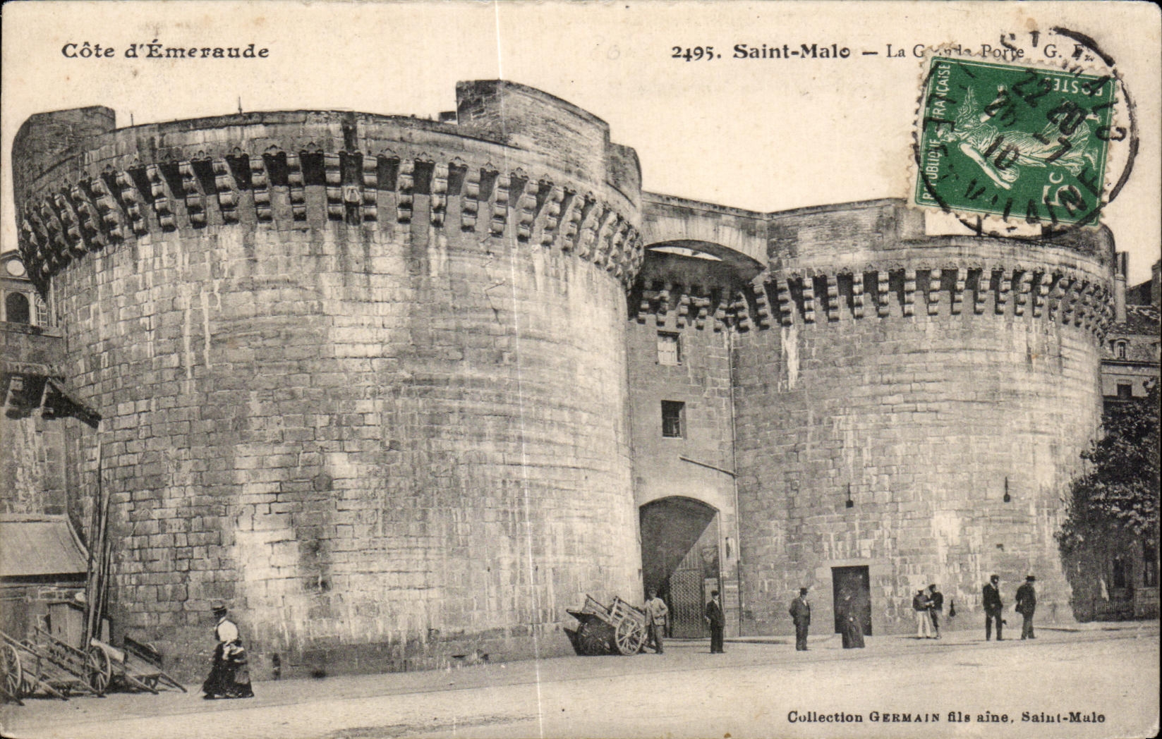 Saint-Malo — La Grande Porte — Costa de Esmeralda — Colección Germain hijo mayor