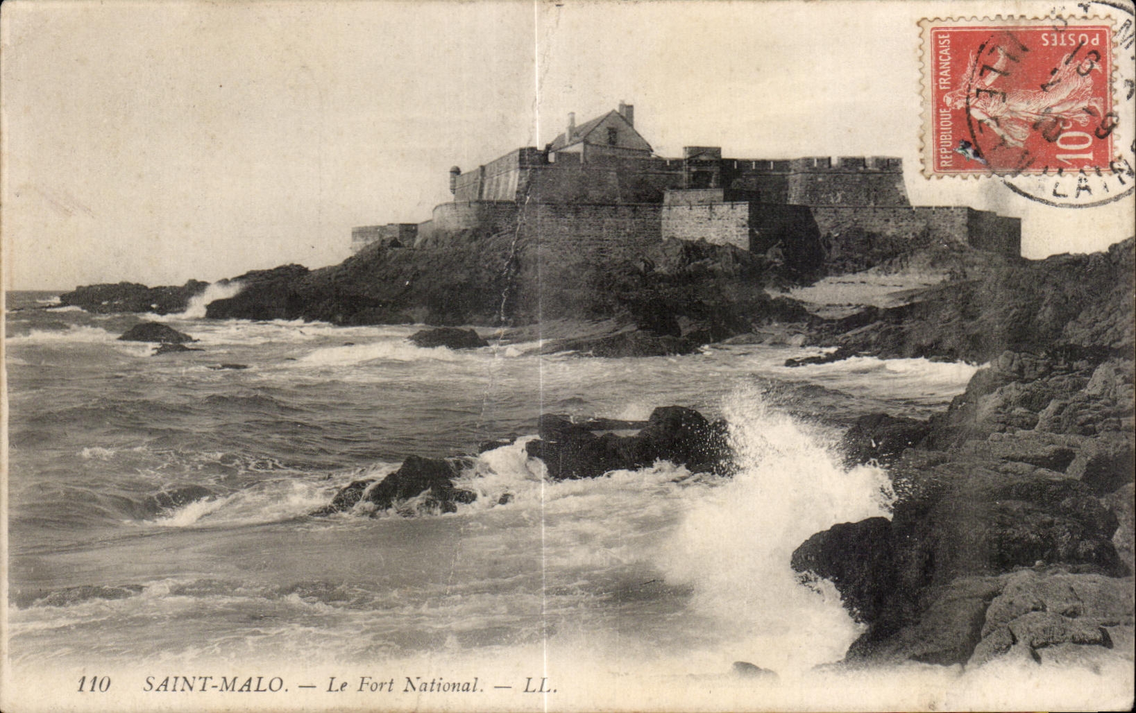 CPA Sant Malo Le Fort National