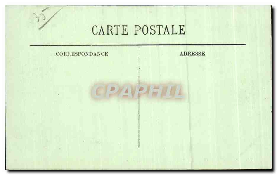 CPA Saint Malo La Rade Effet de contre jour — Verso