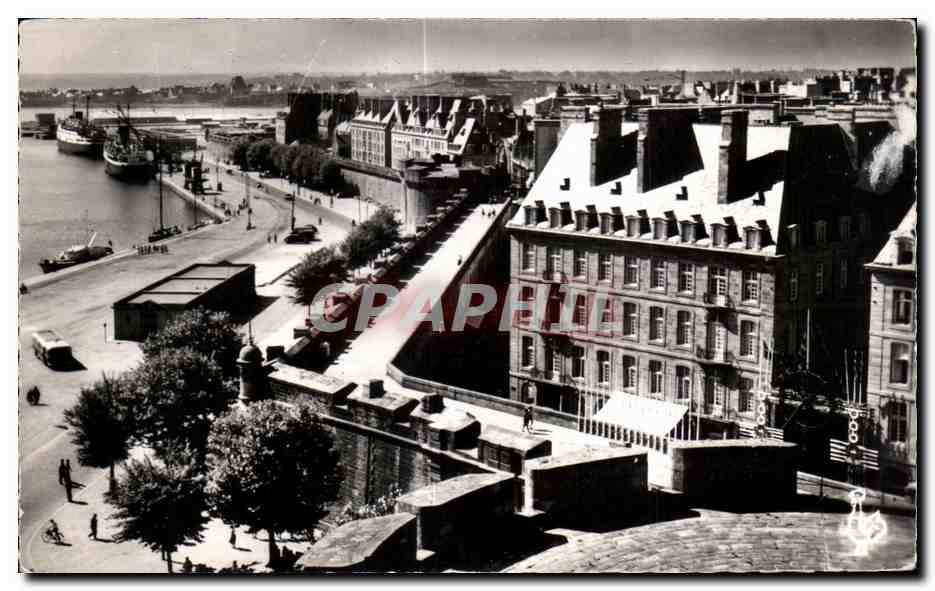 Saint-Malo (Ille-et-Vilaine) — Les Remparts, Face Est, dits la Grande Batterie — Tirages Modernes, Paris