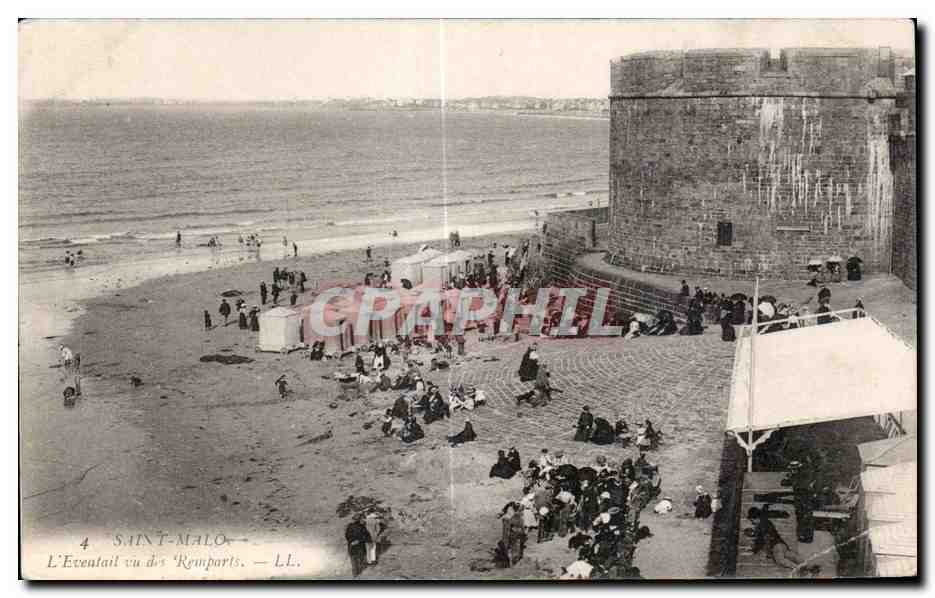 Saint-Malo — L'Éventail vu des Remparts — LL.