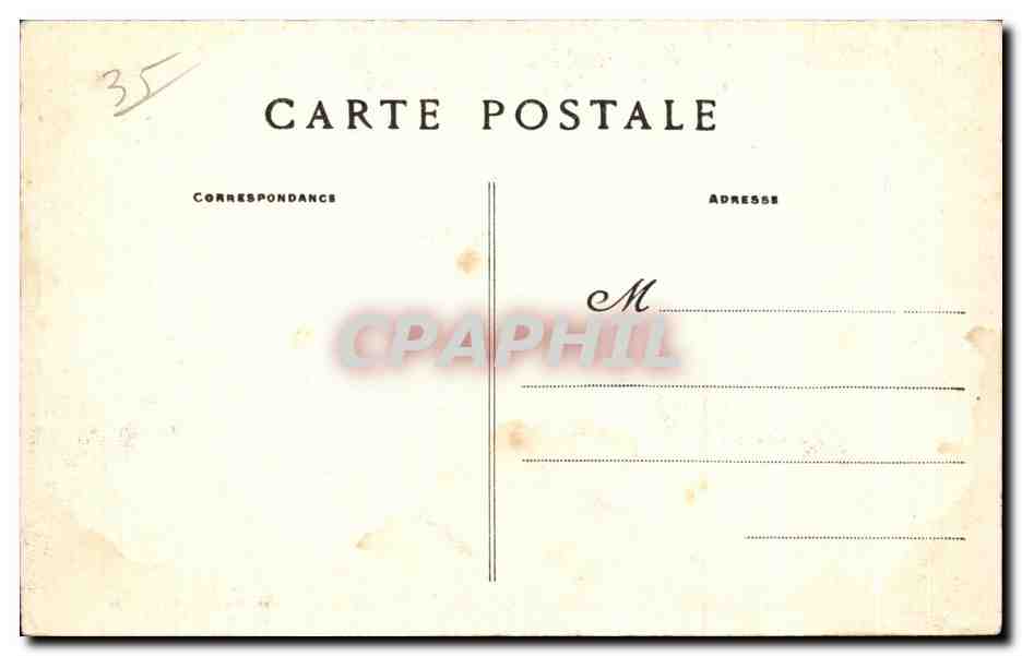 Côte d'Émeraude — Vue prise du Casino — Collection GERMAIN fils aîné, Saint-Malo — Verso