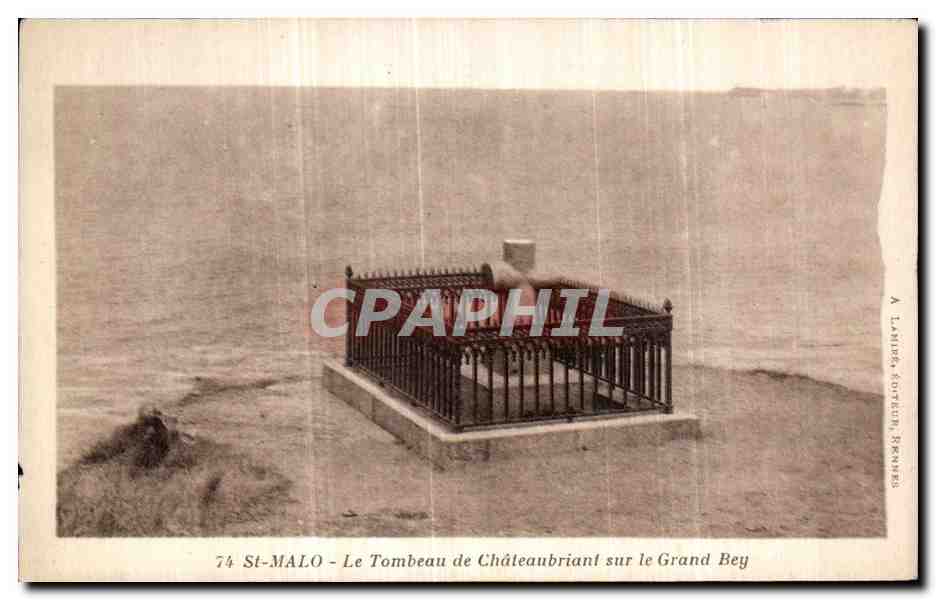 St-Malo - El Mausoleo de Châteaubriant en el Grand Bey