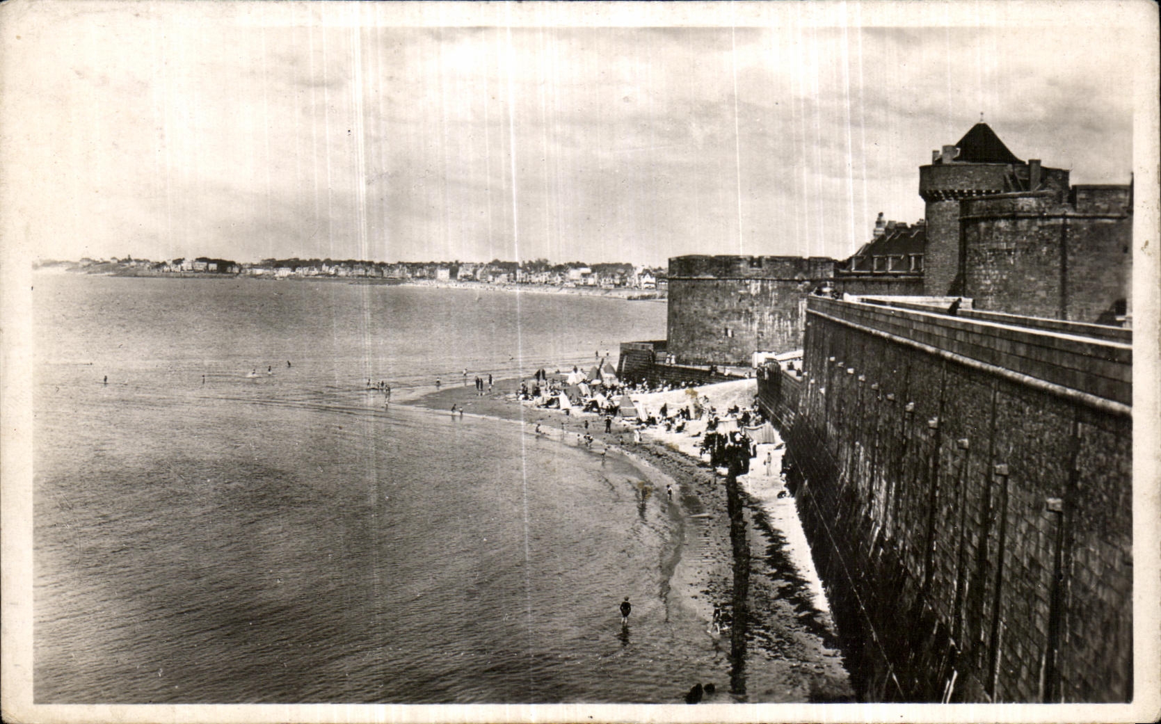 Plage de l'Éventail — Saint-Malo (Il-et-V.) — Édition Olivier, Saint-Malo, n° 636