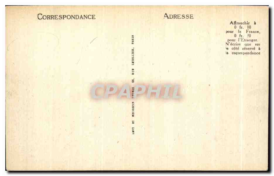 CPA Le Havre Par la Tempete — Rückseite