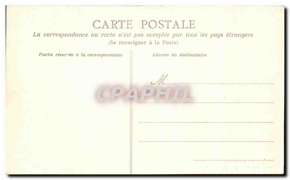 CPA Le Havre La digue Nord un jour de tempete — Rückseite