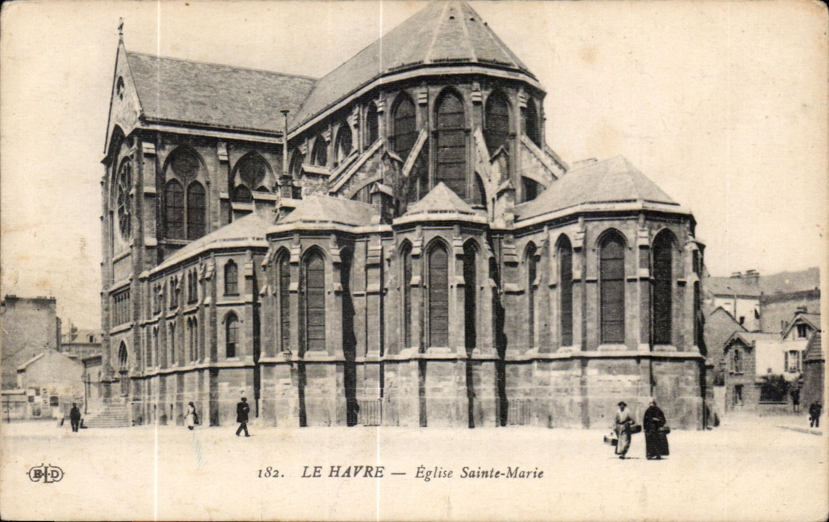 CPA Le Havre Eglise Sainte Marie