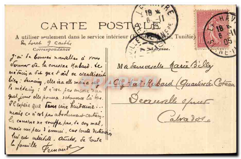CPA Institution Saint Joseph Le Havre Vue Generale de — Rückseite