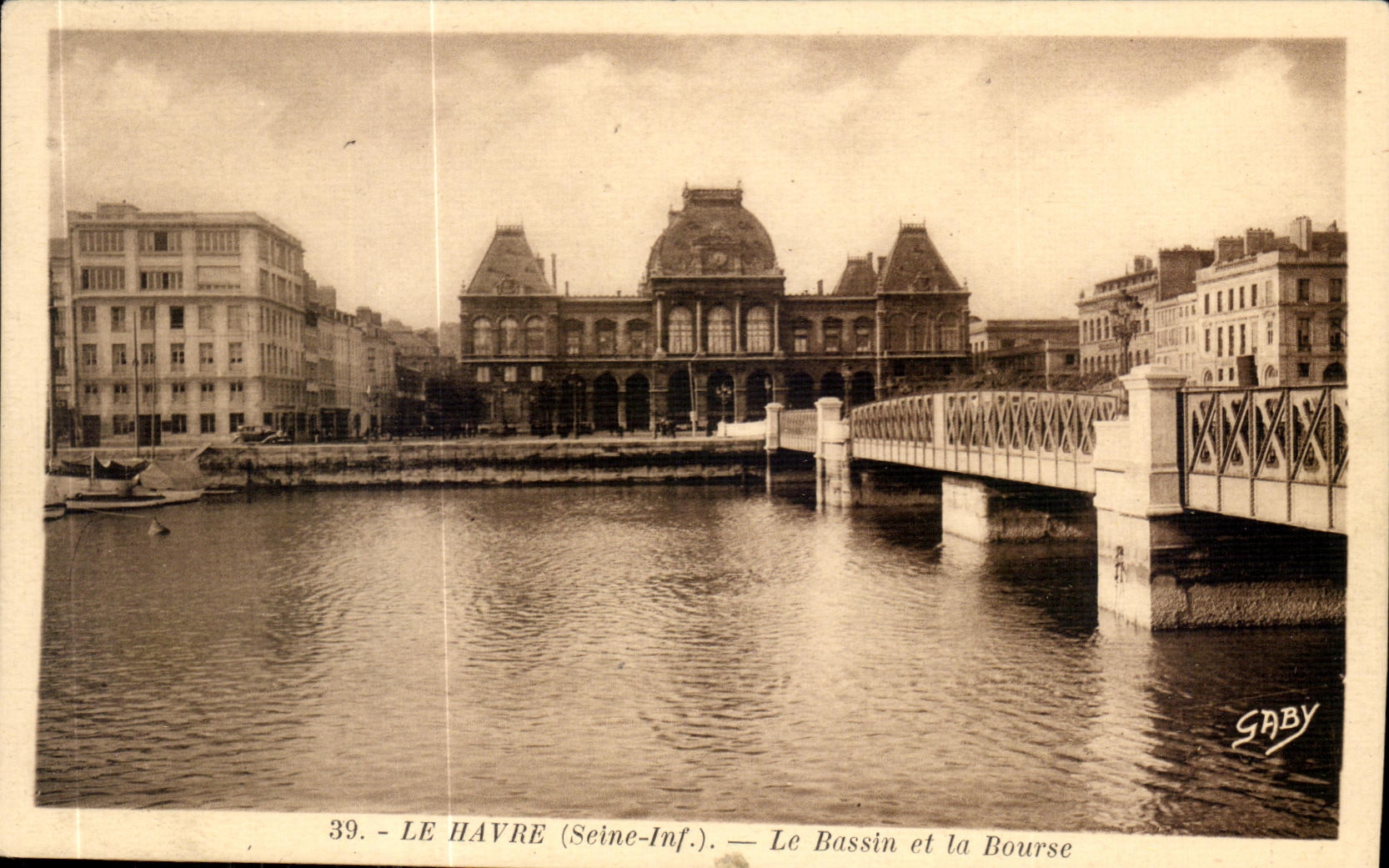 CPA Le Havre (Siene Inf) Le Bassin et la Bourse