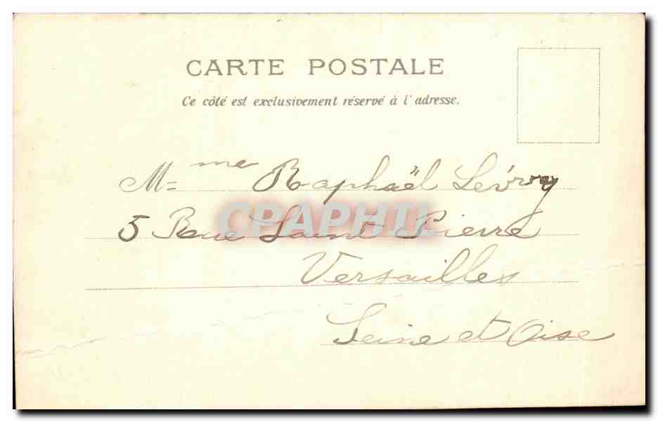 CPA Paris Avenue Des Champs Elyses Automobile  — Rückseite