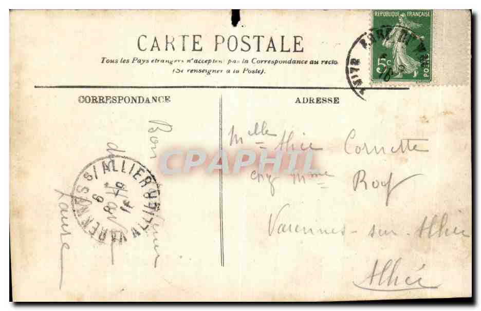 CPA Souvenir du Havre Hirondelle Bateau  — Rückseite