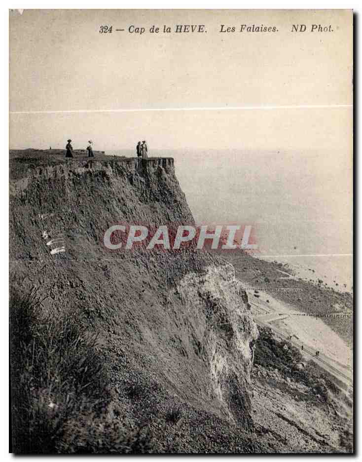 CPA Le Havre Cap de la Heve Les Falaises 