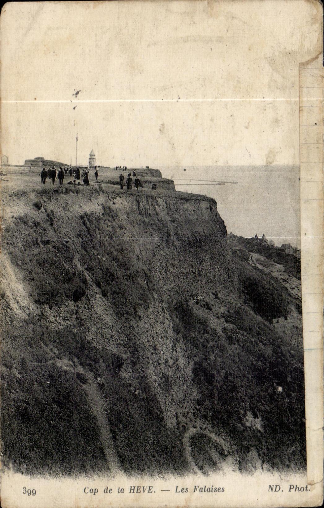 CPA Le Havre Cap de la Heve Les Falaises