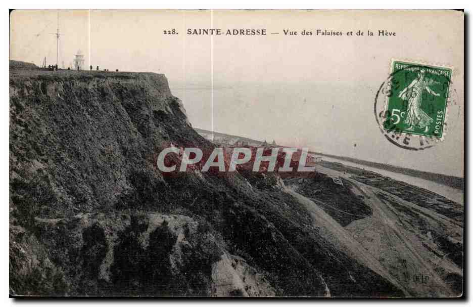 CPA Sainte Adresse Vue des Falaises et de la Heve