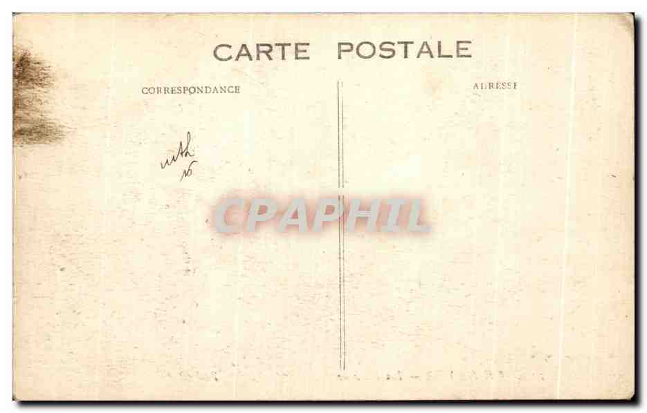 CPA Le Havre La Falaise — Rückseite