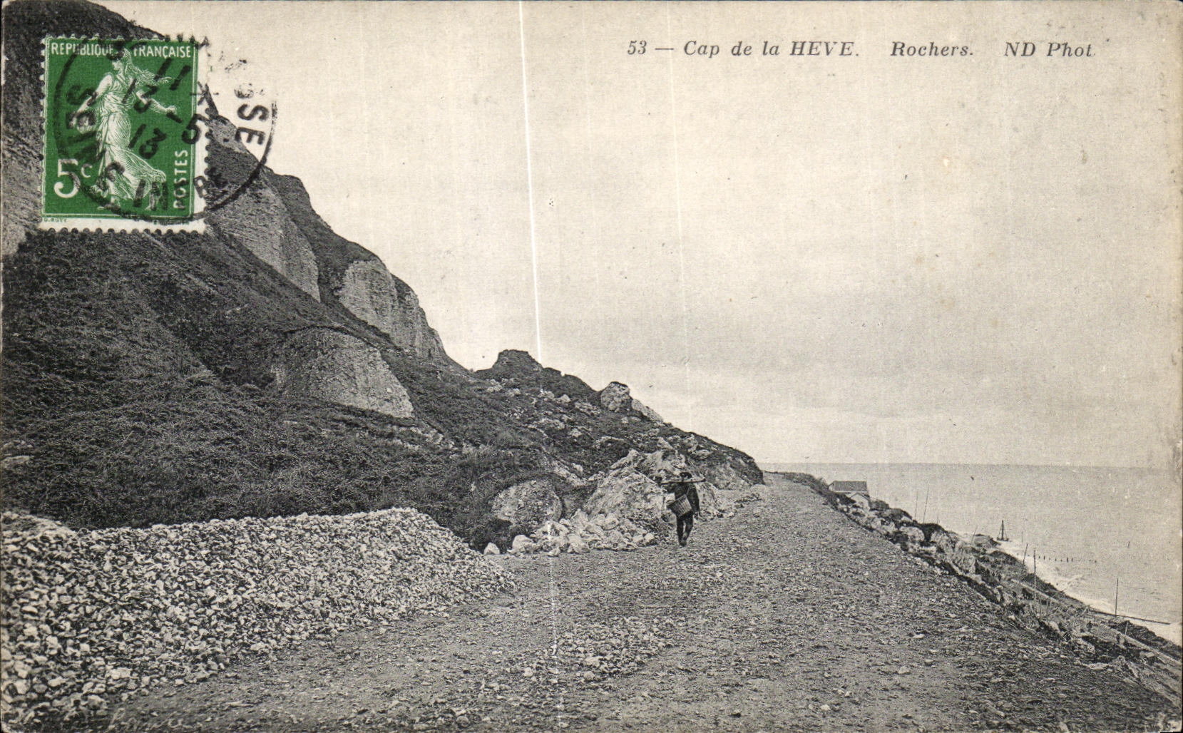 CPA Le Havre Cap de la Heve Rochers 