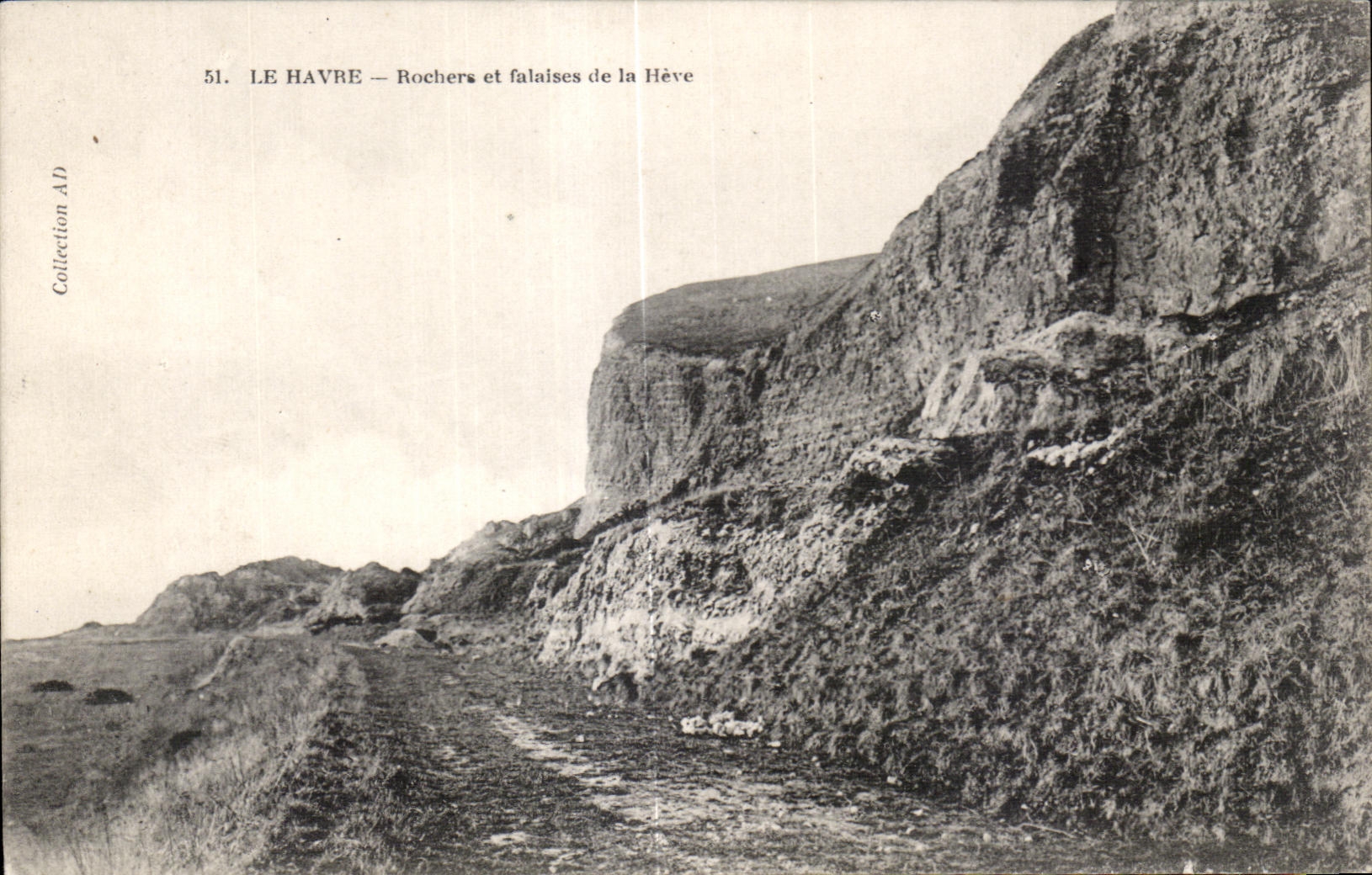 CPA Le havre Rochers et falaises de la Heve