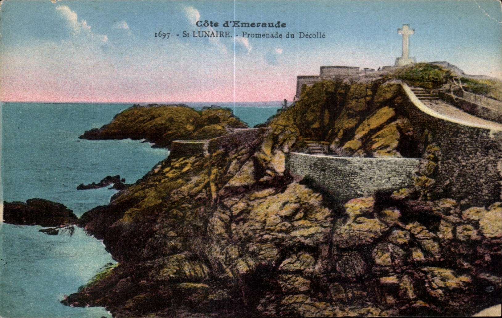 Côte d'Émeraude — St-Lunaire, Promenade du Décollé — éditeur non visible
