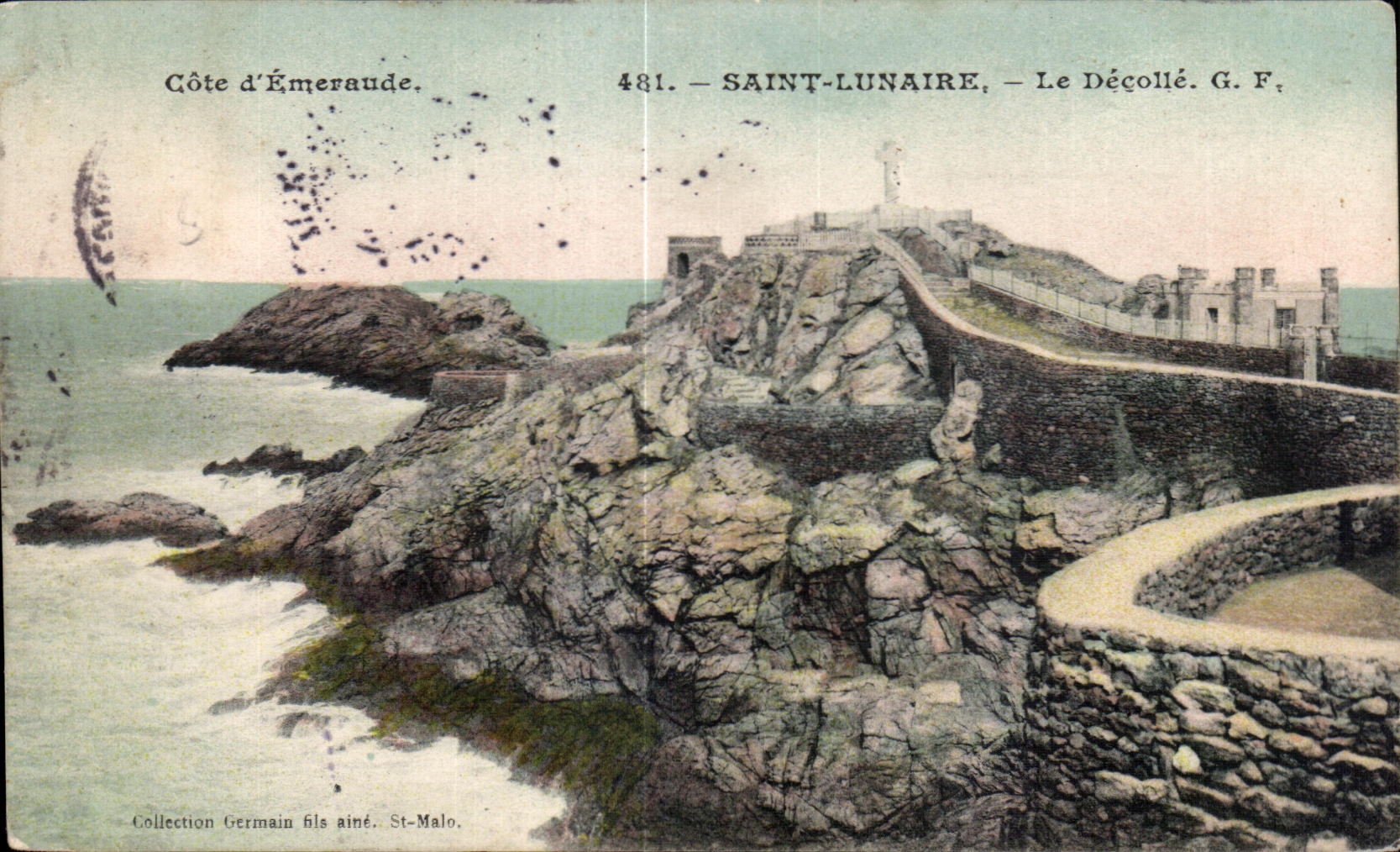 CPA Cote d Emeraude Saint Lunaire Le Decolle