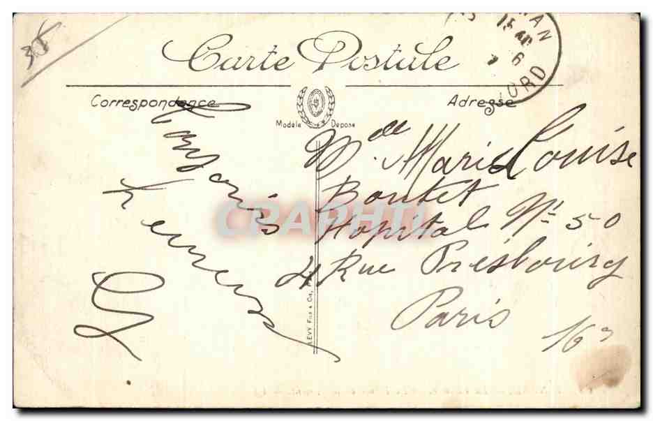 Dinard — La Viscomié — La Pointe de la Jument — LL. — N°68 — Rückseite