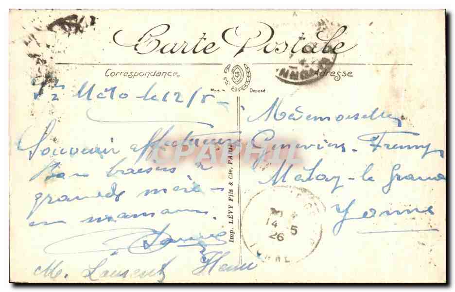 Dinard — La Rade un jour de Tempête — LL, n°176 — Reverso
