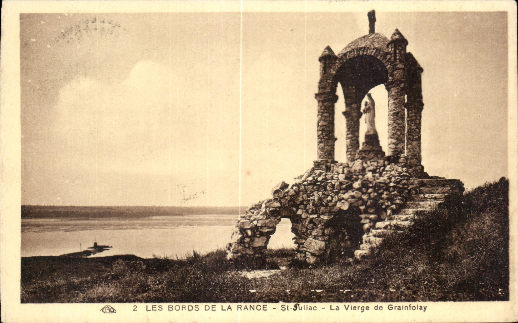 Les Bords de la Rance - St-Puliac - La Vierge de Grainfolay
