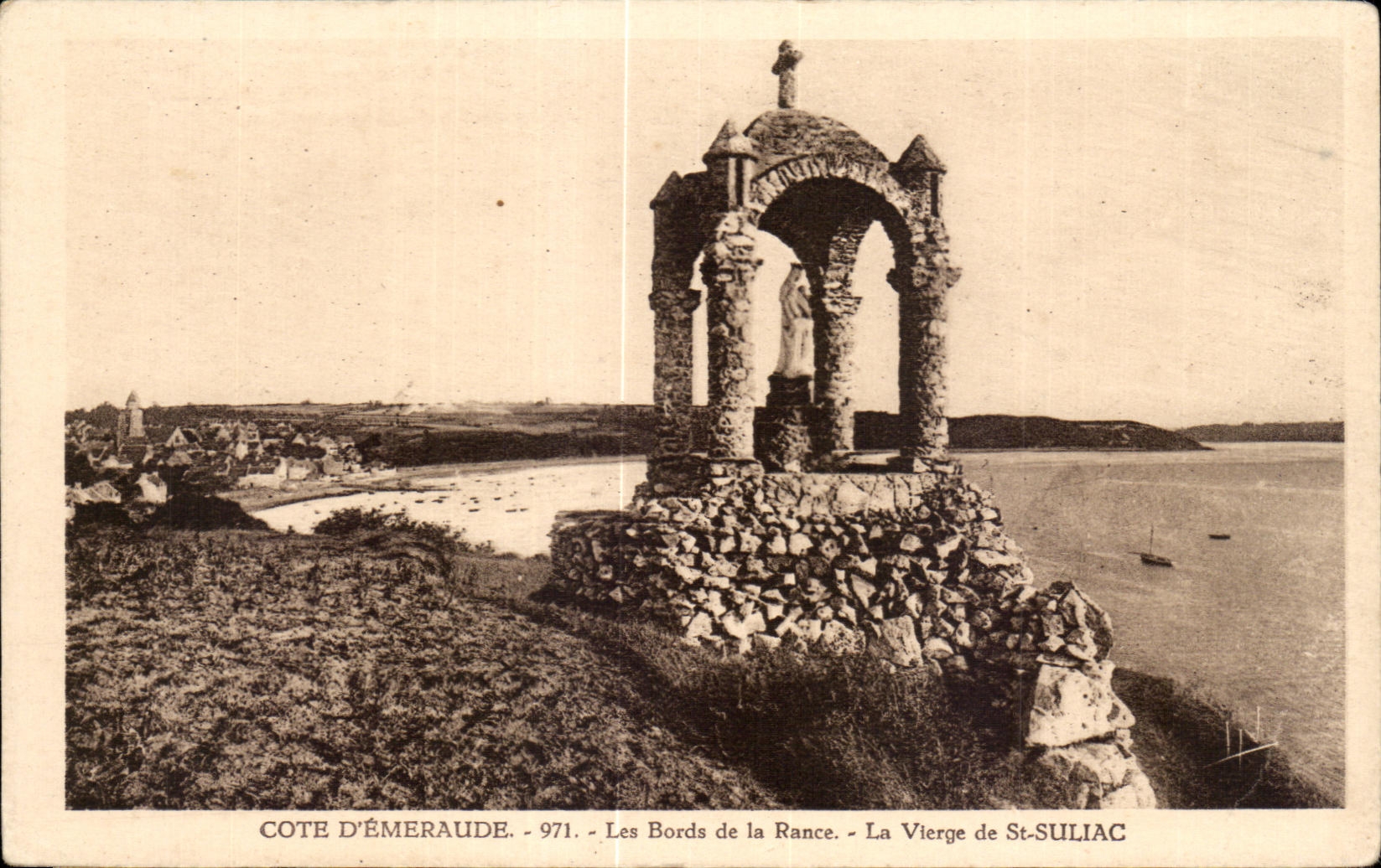Côte d'Émeraude - Les Bords de la Rance - La Vierge de St-Suliac