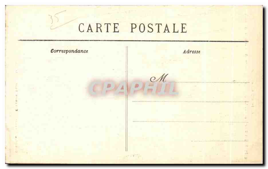 Côte d'Émeraude — La Vierge de Bizeux à l'embouchure de la Rance — G.F. — Collection GERMAIN — T. GELERIN, Sucos, Saint-Malo — Reverso
