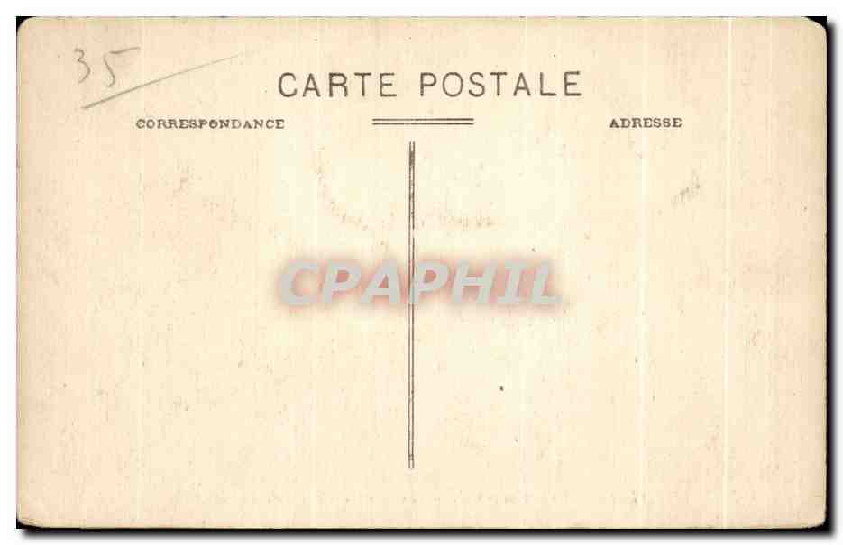 CPA St Servan sur Mer Vue Generale prise de la Vicomte — Verso