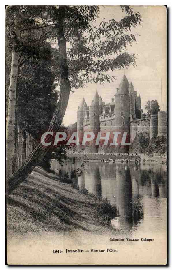 Josselin — Vue sur l'Oust — Collection VILLARD Quimper