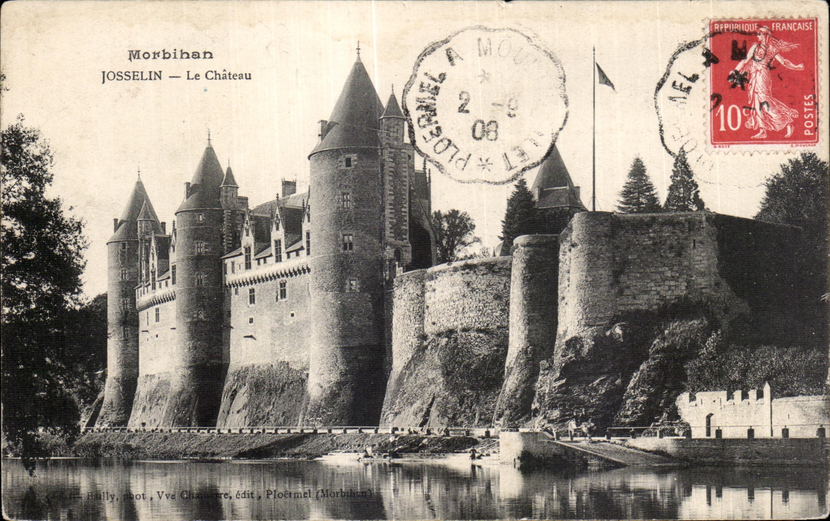 CPA Morbihan Josselin Le Chateau