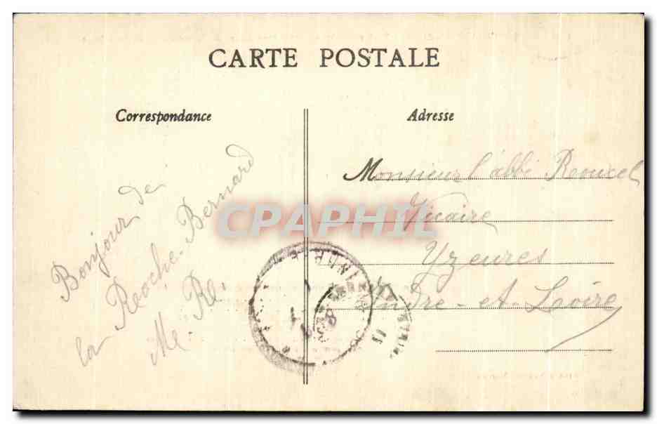 CPA La Roche Bernard (Morbihan) Pent metallique situe a trois lieues de I embouchare de la Vilaine — Rückseite