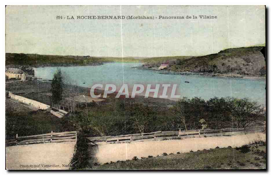 CPA La Roche Bernard (Morbihan) Panorama de la Vilaine